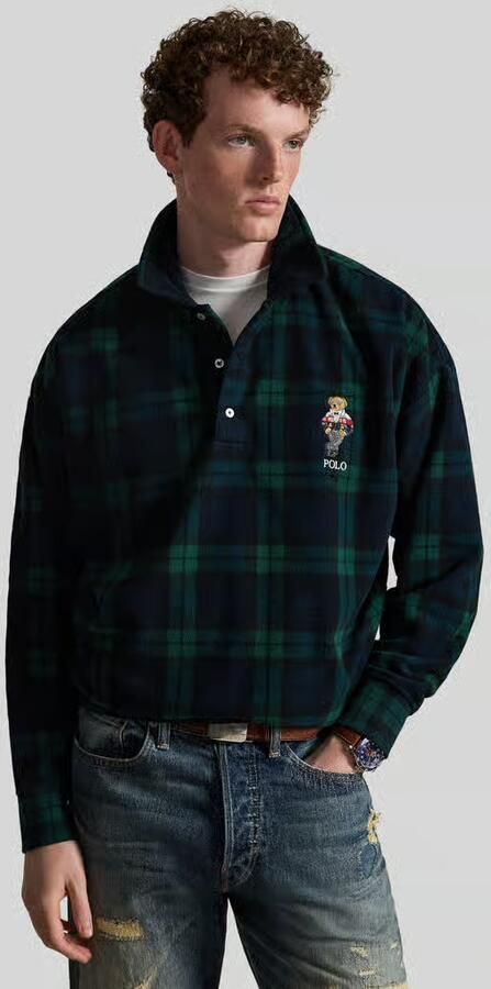 Polo Ralph Lauren relaxed fit sweatshirt van fleece met logostitching model 'MAGIC' - Foto 3