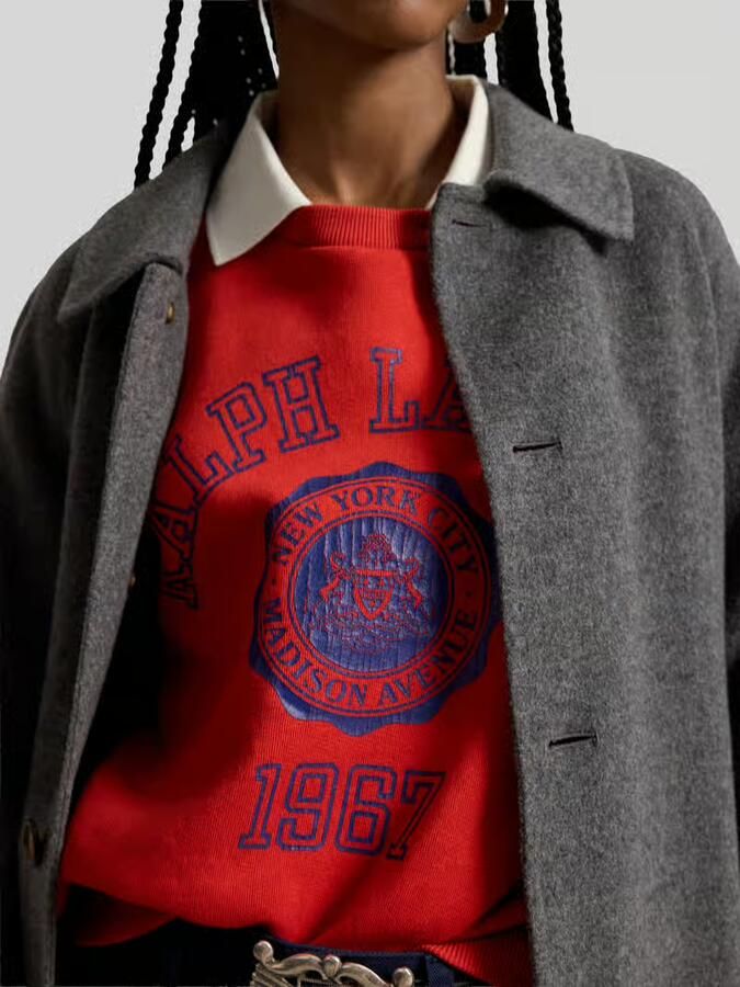 Polo Ralph Lauren relaxed fit sweatshirt van katoenmix