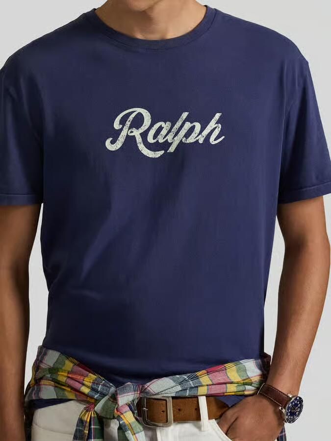 Polo Ralph Lauren relaxed fit T-shirt van puur katoen met labelopschrift