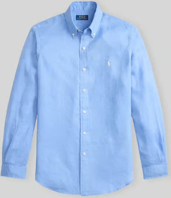 Polo Ralph Lauren Overhemd Lange Mouw CHEMISE COUPE DROITE EN LIN - Foto 2