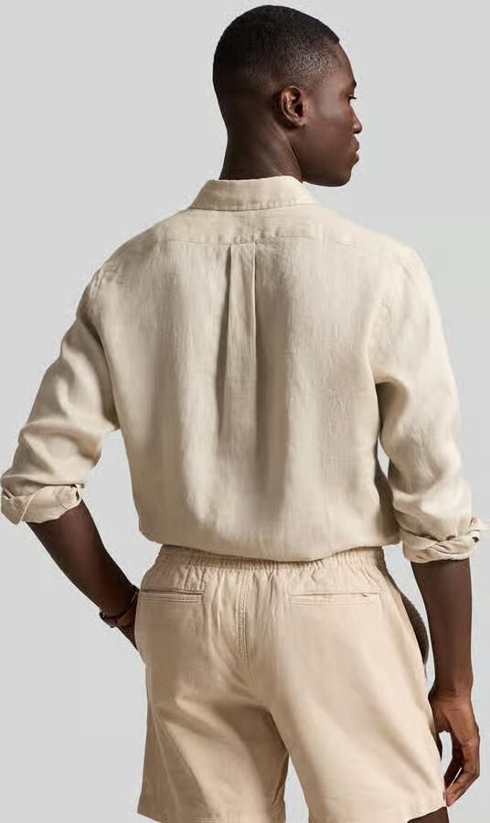 Polo Ralph Lauren Overhemd Lange Mouw CHEMISE COUPE DROITE EN LIN - Foto 3