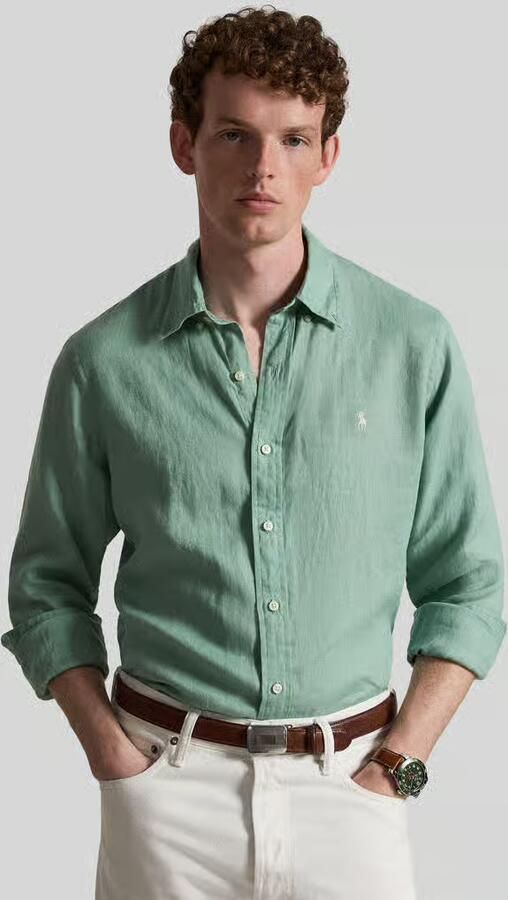 Polo Ralph Lauren relaxed fit vrijetijdsoverhemd van puur linnen - Foto 3