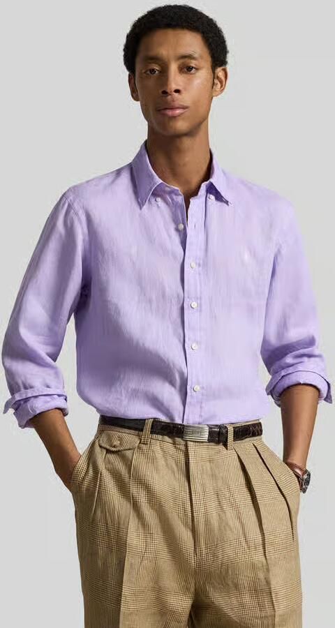 Polo Ralph Lauren relaxed fit vrijetijdsoverhemd van puur linnen - Foto 2
