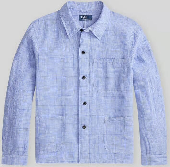 Polo Ralph Lauren relaxed fit vrijetijdsoverhemd van puur linnen met opgestikte zakken - Foto 2