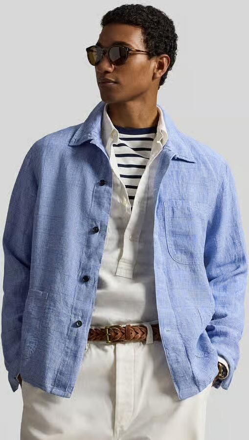 Polo Ralph Lauren relaxed fit vrijetijdsoverhemd van puur linnen met opgestikte zakken - Foto 2