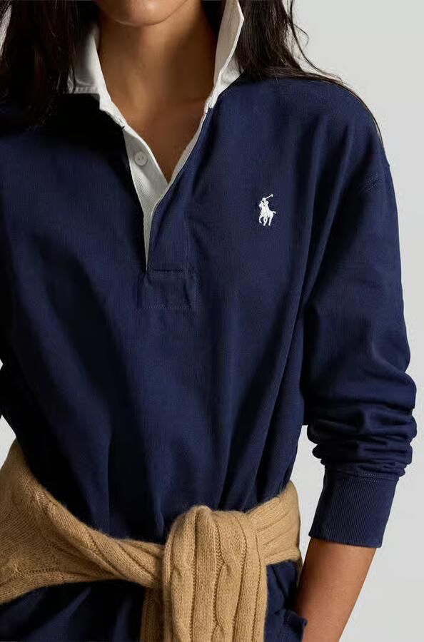 Polo Ralph Lauren Rugbyshirt in relaxed fit van puur katoen