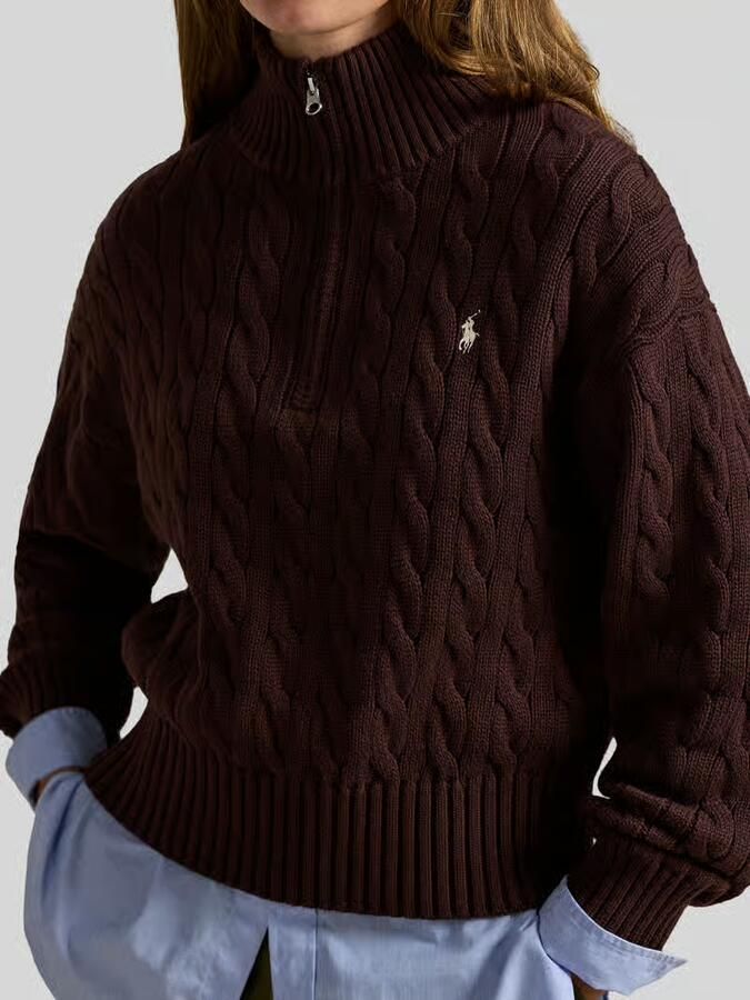 Polo Ralph Lauren SCHIPPERSTRUI met kabelpatroon
