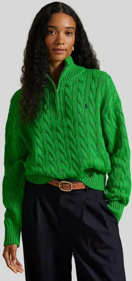 Polo Ralph Lauren SCHIPPERSTRUI met kabelpatroon - Foto 4