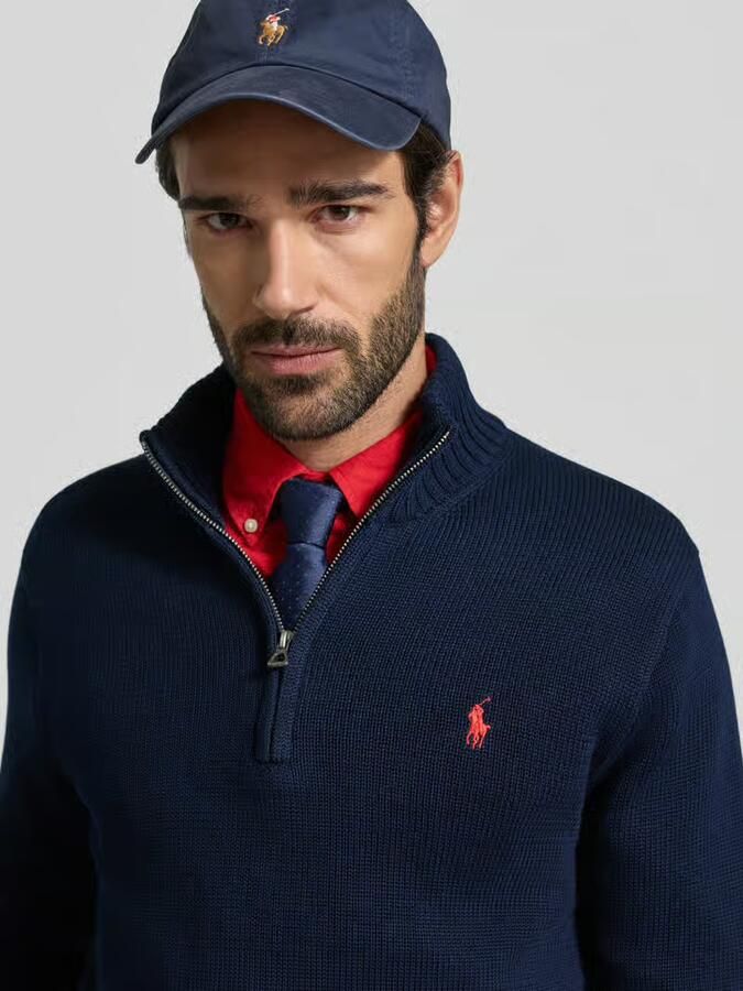 Polo Ralph Lauren Blauwe Katoenen Casual Trui met Lange Mouwen Blue Heren