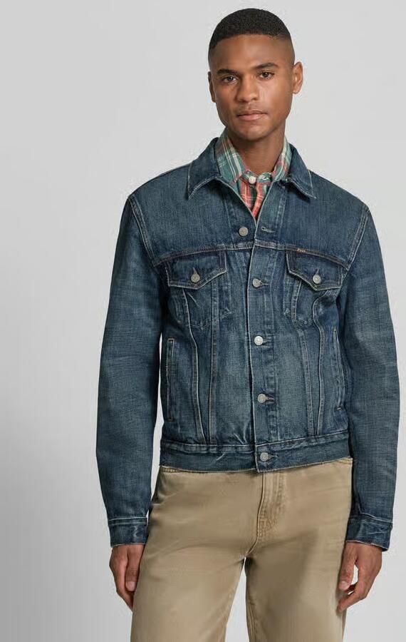 Polo Ralph Lauren Jeansjack met klepzakken model 'ICON TRUCKER-DENIM-JACKET' - Foto 3
