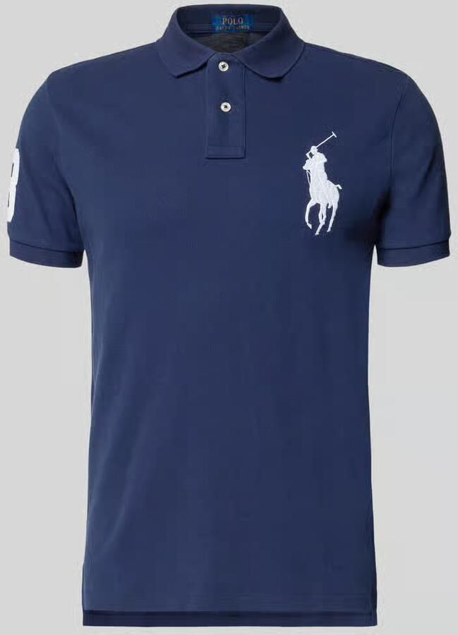 Polo Ralph Lauren Custom slim fit poloshirt met logostitching