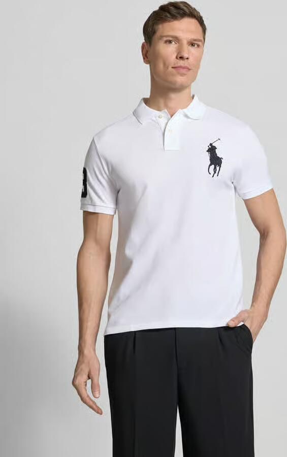 Polo Ralph Lauren Polo Shirt Korte Mouw POLO COUPE DROITE BIG POLO PLAYER - Foto 3