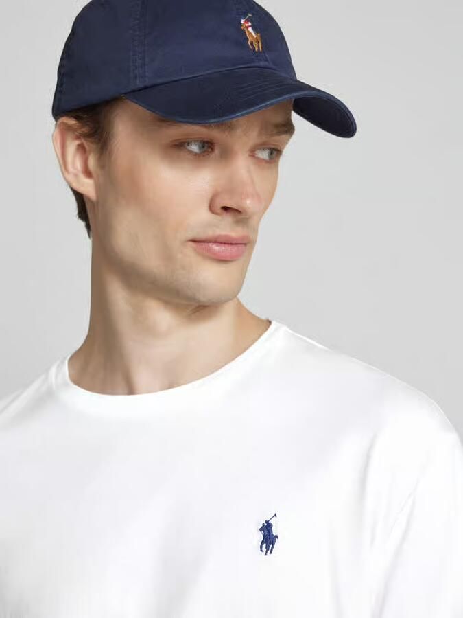 Ralph Lauren Witte Polo T-shirt met Pony Motief White Heren
