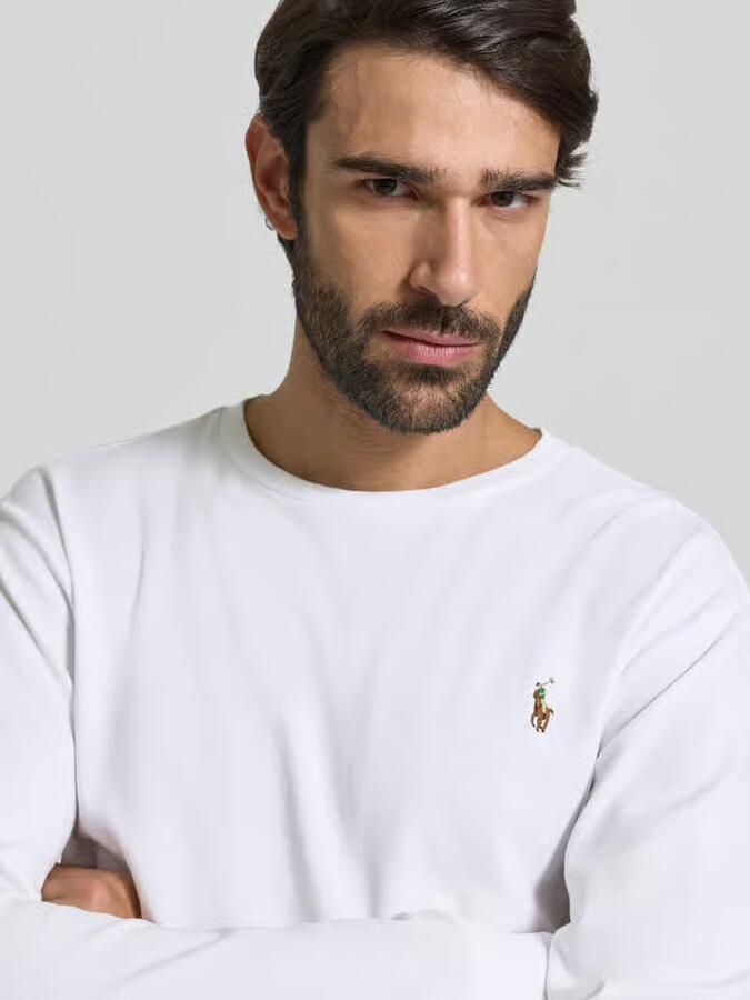 Polo Ralph Lauren Regular fit shirt met lange mouwen van pure katoen model 'PIMA' - Foto 4