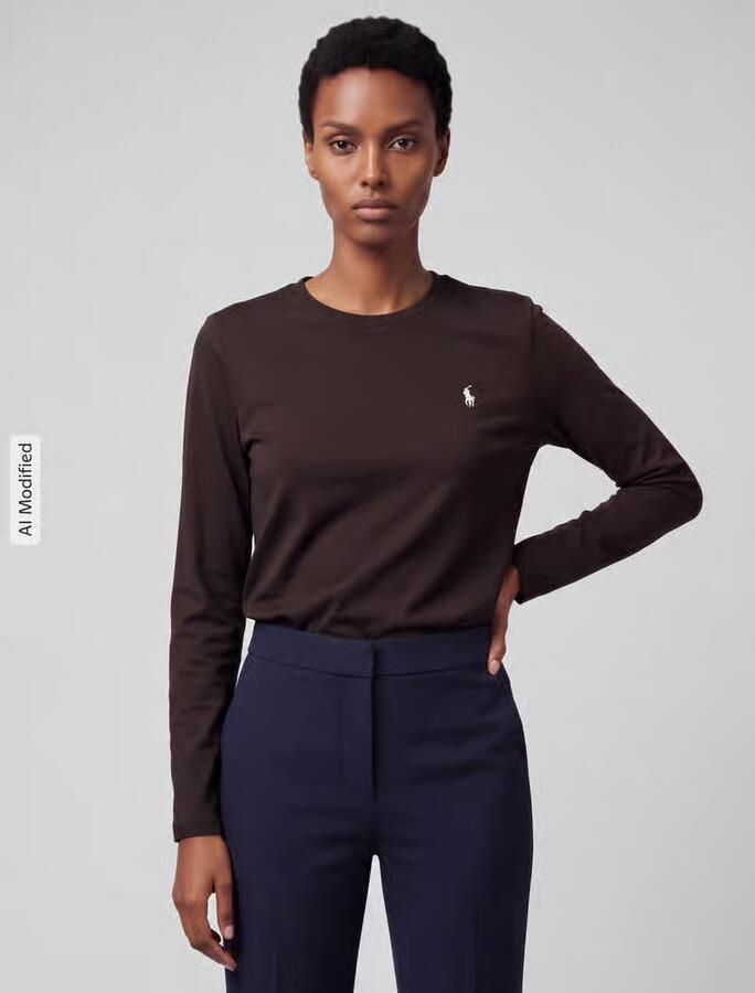 Polo Ralph Lauren Shirt met lange mouwen met gestikt logo - Foto 3