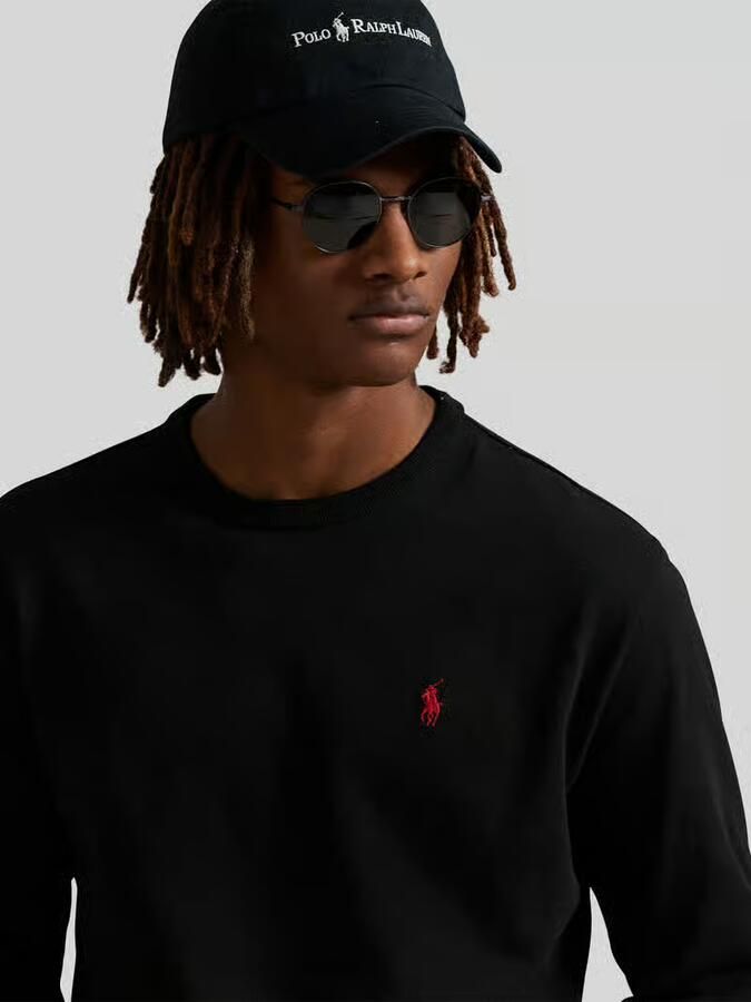 Polo Ralph Lauren Classic fit shirt met lange mouwen en labelstitching