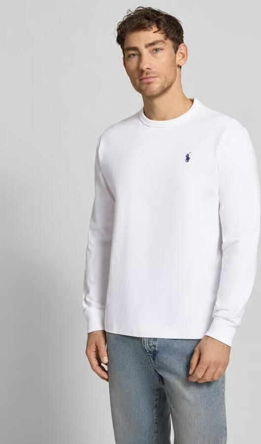 Polo Ralph Lauren Classic fit shirt met lange mouwen en labelstitching - Foto 2