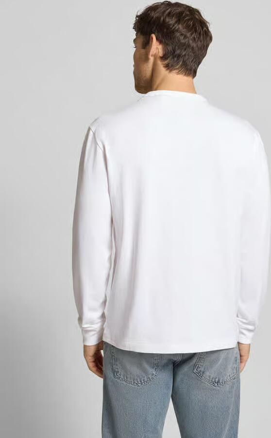 Polo Ralph Lauren Classic fit shirt met lange mouwen en labelstitching