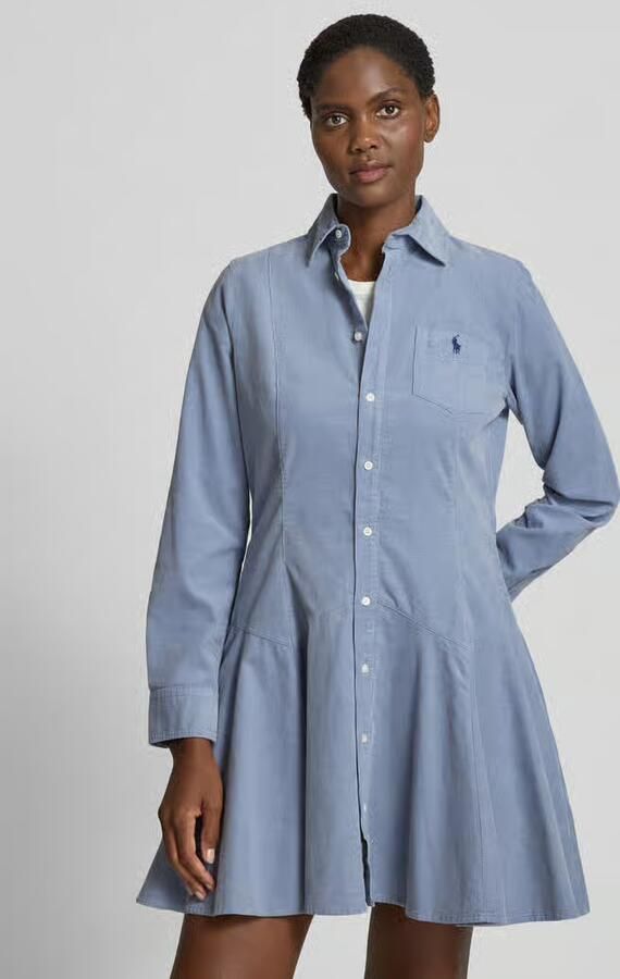 Polo Ralph Lauren Regular fit shirtjurk in ribcordlook - Foto 2
