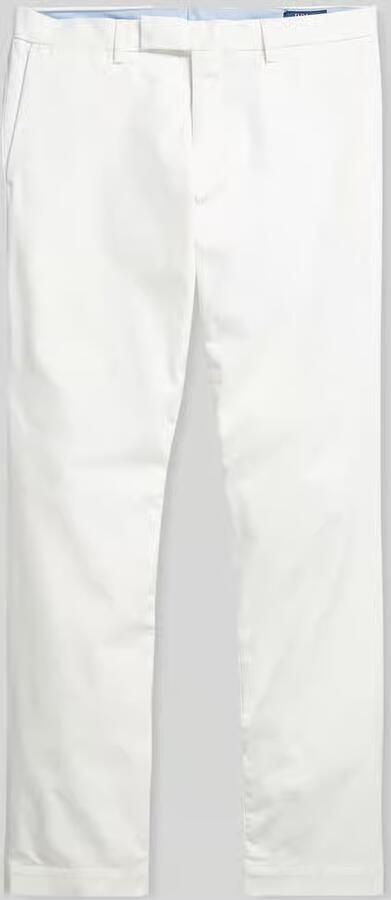 Ralph Lauren Slim Fit Witte Stretch-Katoenen Chino Broek Wit Heren - Foto 2