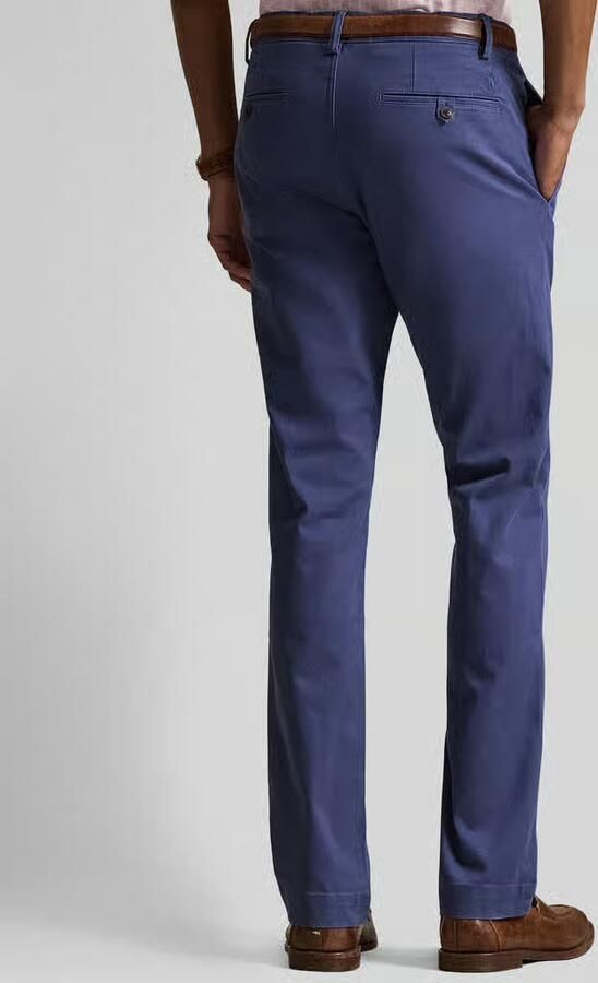 Ralph Lauren Chino Broek van Stretch Katoen Blue Heren - Foto 5
