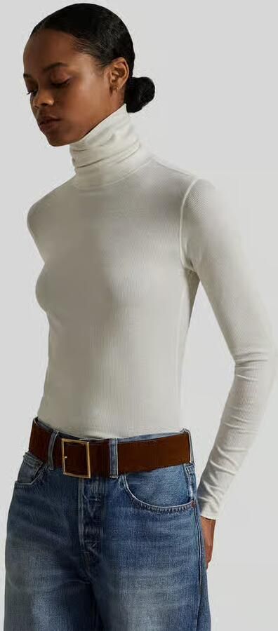 Polo Ralph Lauren Shirt met lange mouwen van lyocellmix in gebreide look - Foto 3