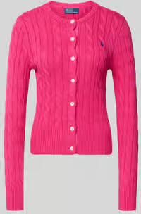 Polo Ralph Lauren Slim fit gebreid jack met gestikt logo