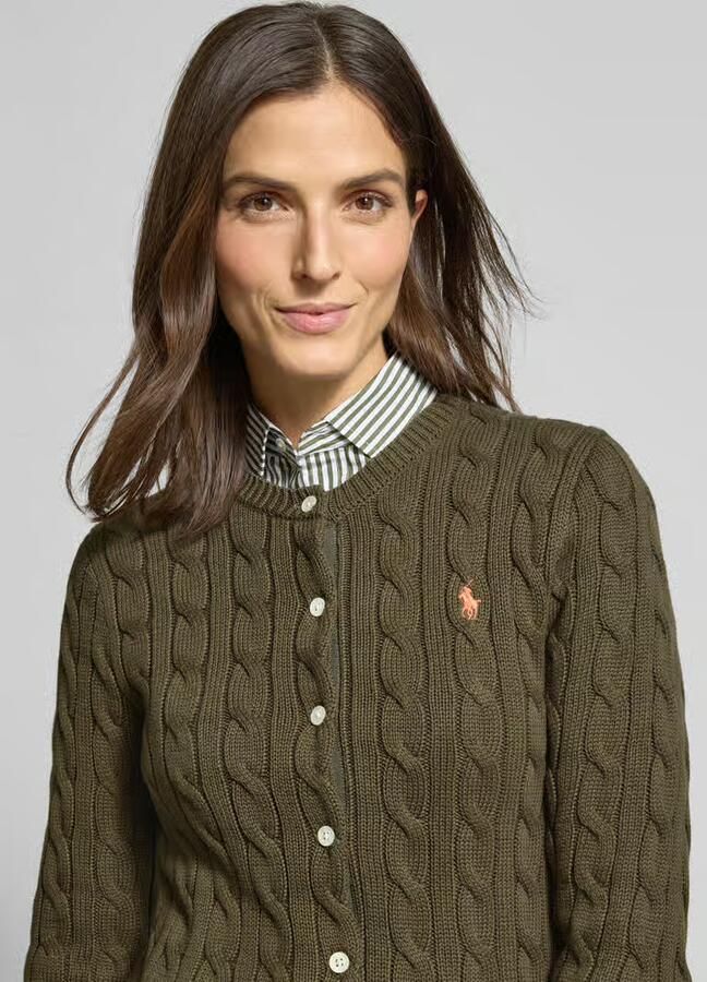Polo Ralph Lauren Slim fit gebreid jack met logostitching - Foto 2