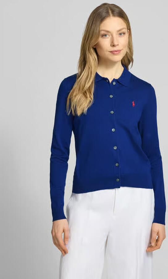 Polo Ralph Lauren Slim fit gebreid jack van katoenmix - Foto 3