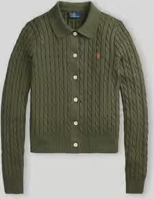 Polo Ralph Lauren slim fit gebreid jack van puur katoen