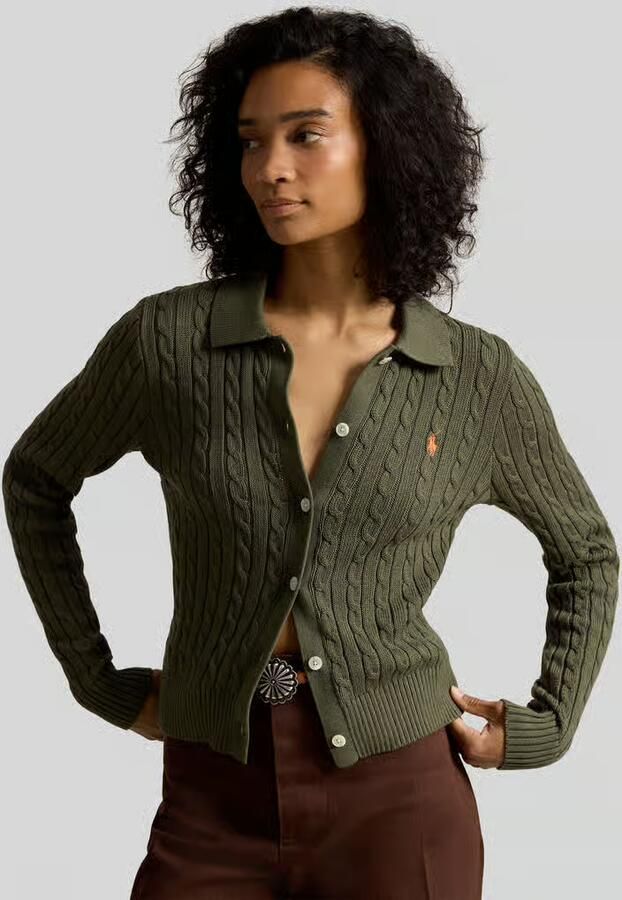 Polo Ralph Lauren slim fit gebreid jack van puur katoen - Foto 2