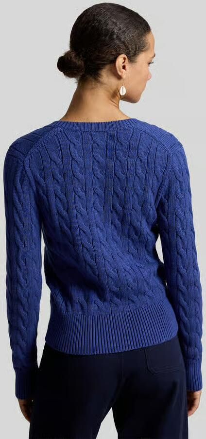 Polo Ralph Lauren slim fit gebreid jack van puur katoen