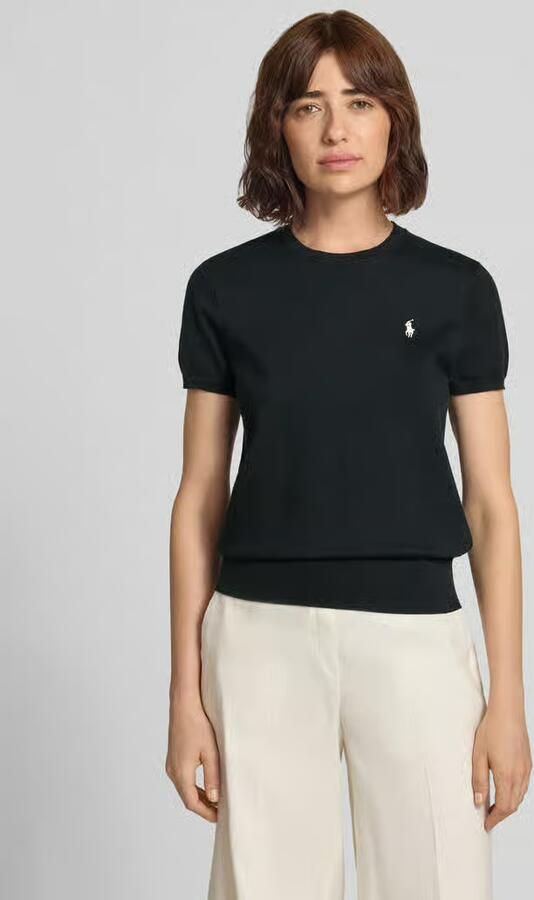 Polo Ralph Lauren Regular Fit trui met korte mouwen van katoenmengsel - Foto 3