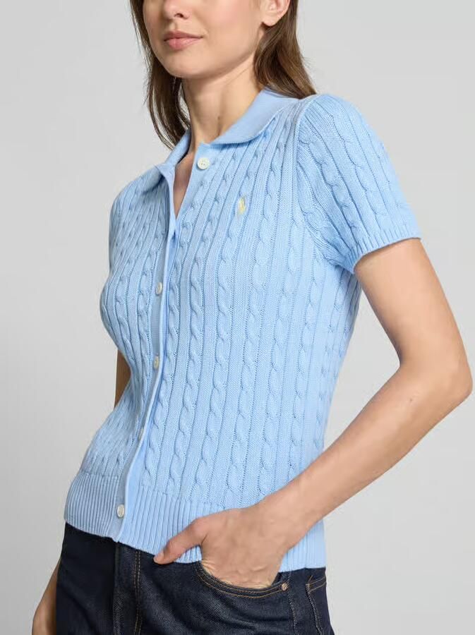 Polo Ralph Lauren slim fit gebreid vest met polokraag