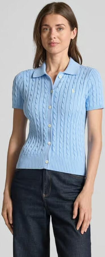 Polo Ralph Lauren slim fit gebreid vest met polokraag - Foto 3