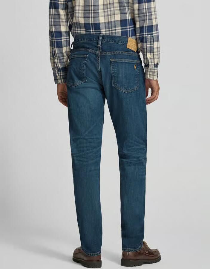 Polo Ralph Lauren Slim fit jeans met used-wassing - Foto 2