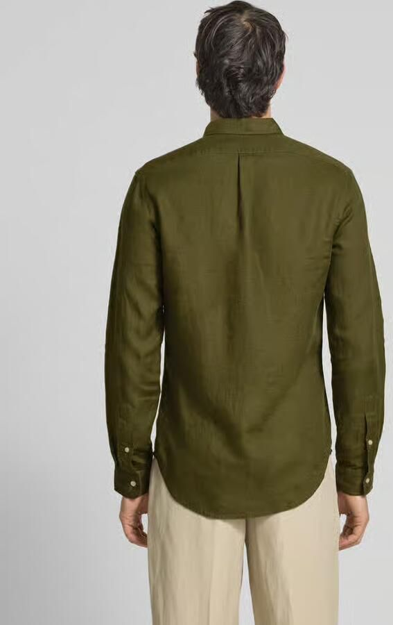 Polo Ralph Lauren Slim fit vrijetijdsoverhemd van puur linnen
