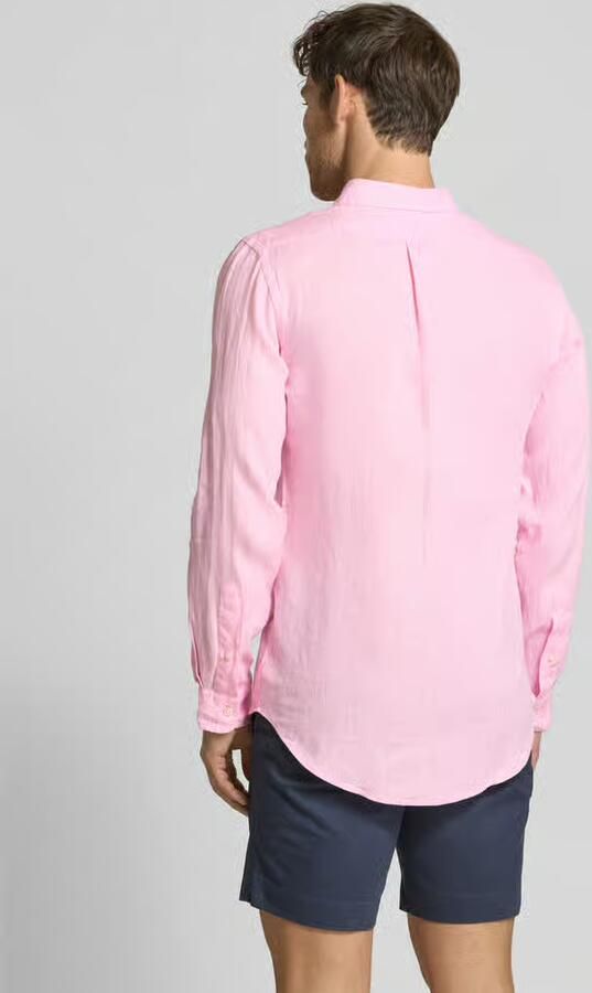 Polo Ralph Lauren Slim fit vrijetijdsoverhemd van puur linnen