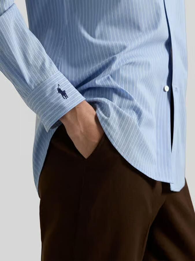 Polo Ralph Lauren Slim fit overhemdblouse van katoenmix - Foto 2