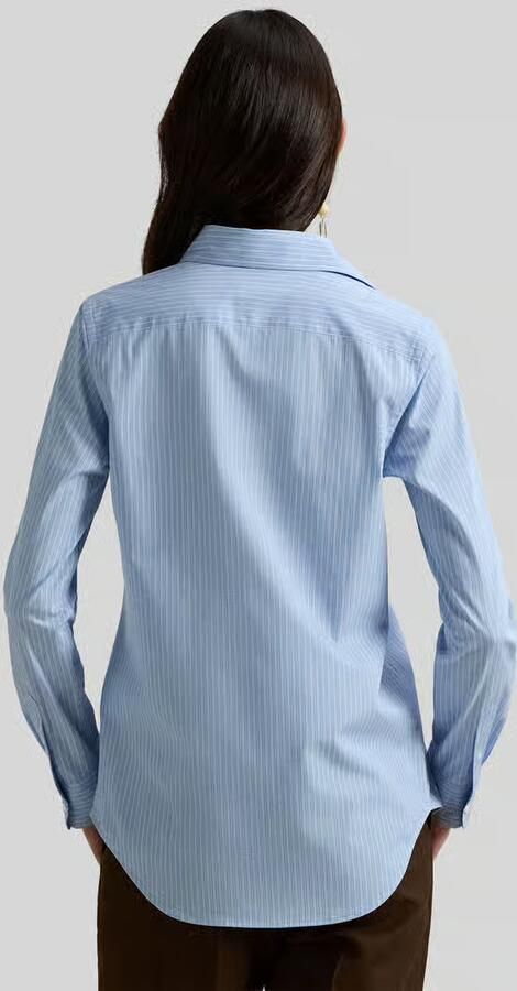 Polo Ralph Lauren Slim fit overhemdblouse van katoenmix - Foto 3