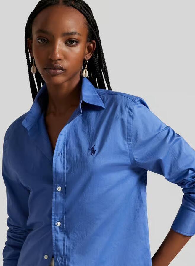Polo Ralph Lauren Slim fit overhemdblouse van puur katoen - Foto 2