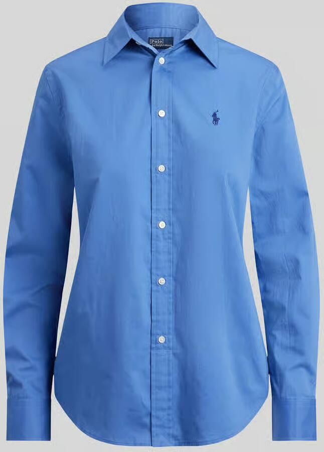 Polo Ralph Lauren Slim fit overhemdblouse van puur katoen