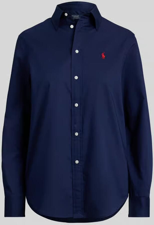 Polo Ralph Lauren Slim fit overhemdblouse van puur katoen