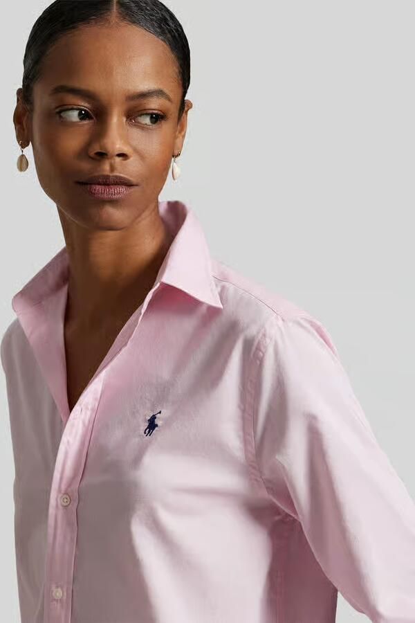 Polo Ralph Lauren Slim fit overhemdblouse van puur katoen - Foto 2