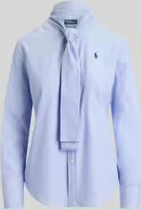 Polo Ralph Lauren Slim fit overhemdblouse van puur katoen