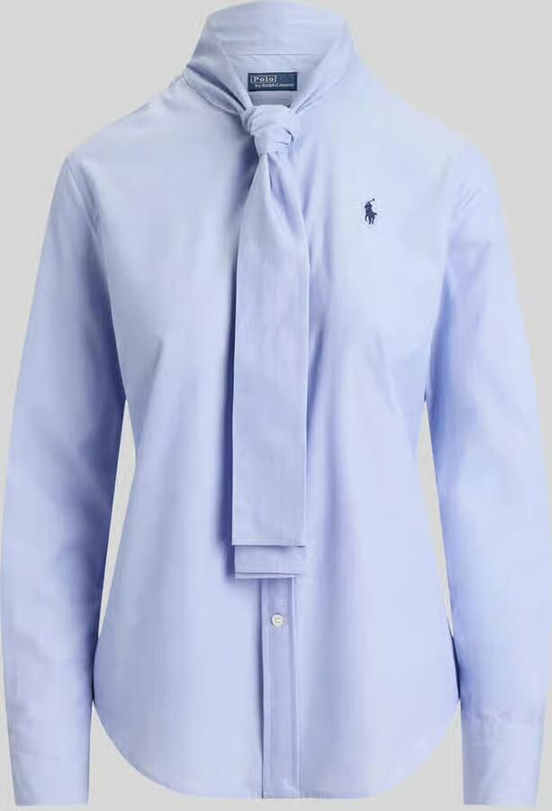 Polo Ralph Lauren Slim fit overhemdblouse van puur katoen