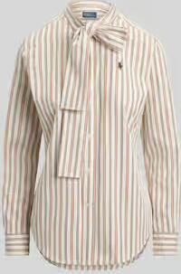 Polo Ralph Lauren Slim fit overhemdblouse van puur katoen