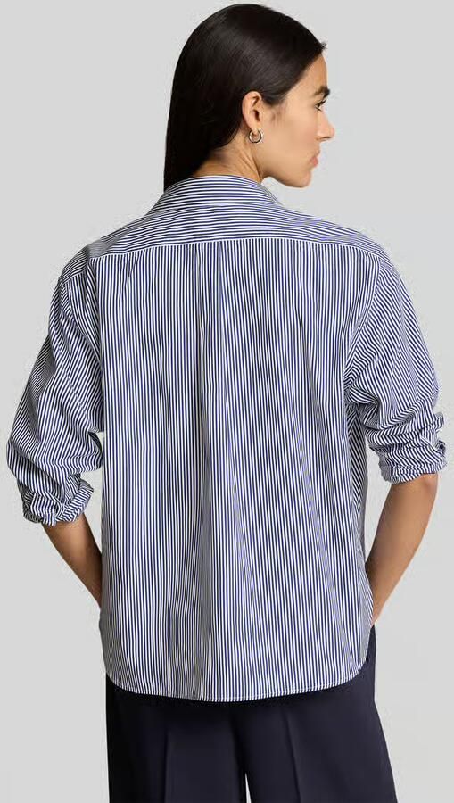 Polo Ralph Lauren Gestreept katoenen overhemd met asymmetrische zoom Multicolor Dames - Foto 9