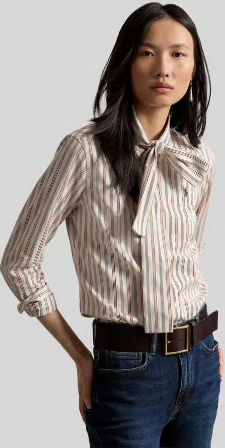 Polo Ralph Lauren Slim fit overhemdblouse van puur katoen - Foto 2