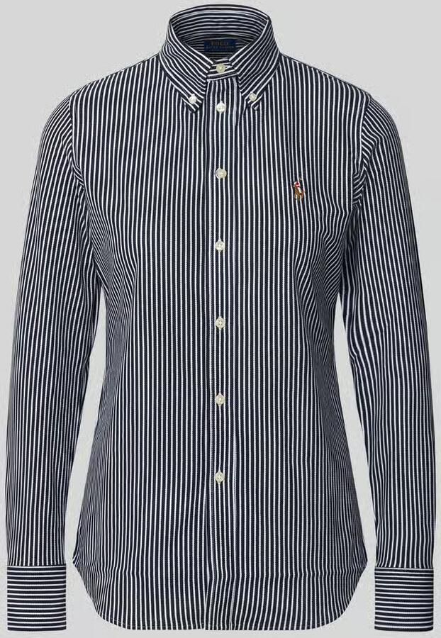 Polo Ralph Lauren slim fit overhemdblouse van puur katoen
